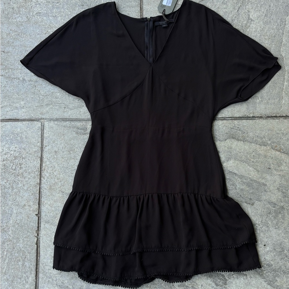 All Saints Black Marley Dress